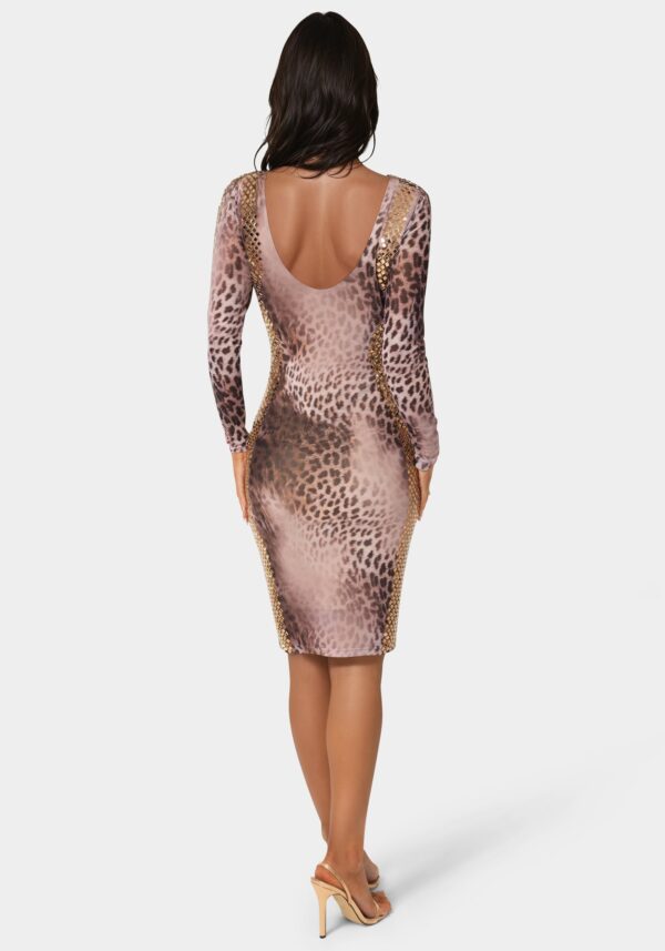 BodyCon Embellished Knee Length Dress